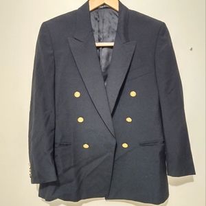 Double Breasted Boy's Wool Jacket